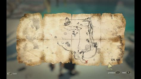 Assassins Creed 4 Black Flag Treasure Map 179593 Cape Bonavista