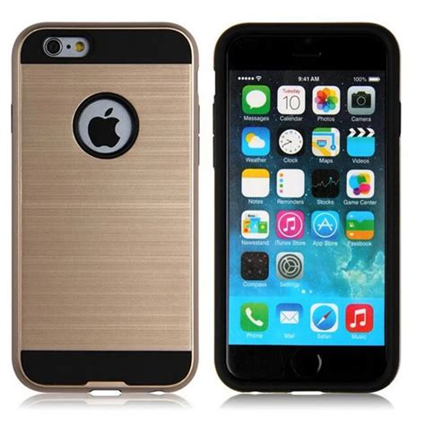 Armor Impact Phone Cases For Iphone 5s Case Hybrid Brushed Silicone