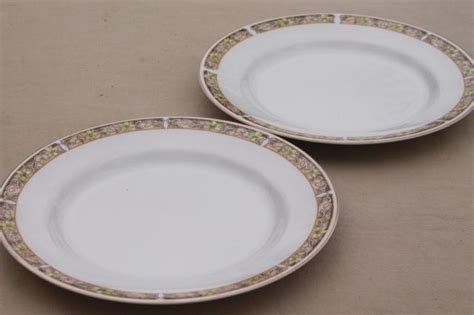 Johnson bros old britain castles pink christmas salad plate. Downton Abbey vintage Johnson Bros dinner plates circa ...