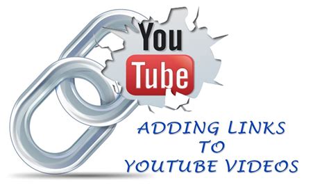 How To Add Clickable Link To Your Youtube Video Add Video Links Youtube