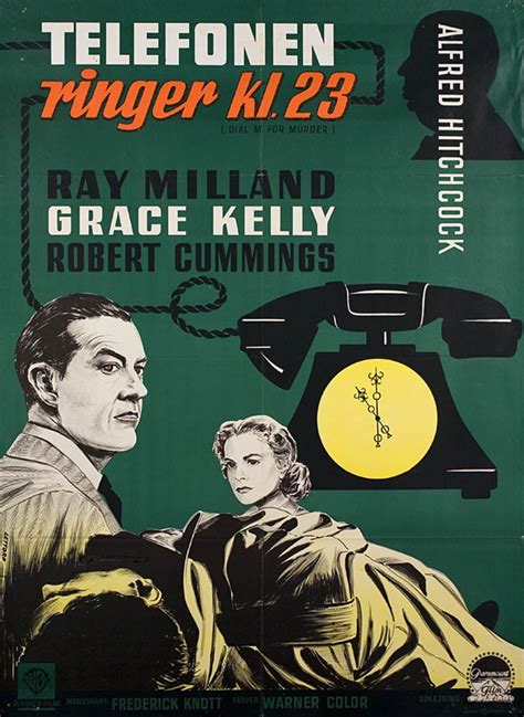 Dial M For Murder 1954 Danish A1 Poster Posteritati Movie Poster Gallery