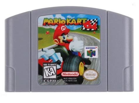 Super Mario Kart Video Game Cartridge Console Card Nintendo Etsy