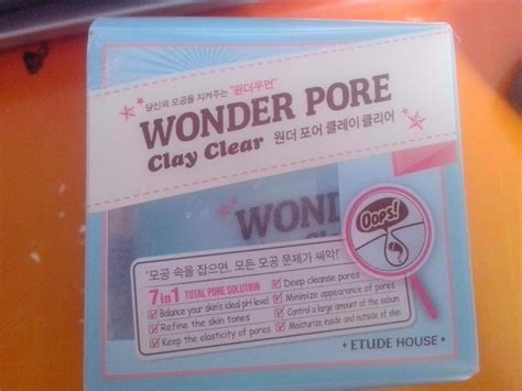 Official website of etude for global customers! K-riousity: Review: Etude House Wonder Pore Clay Clear (MASK)