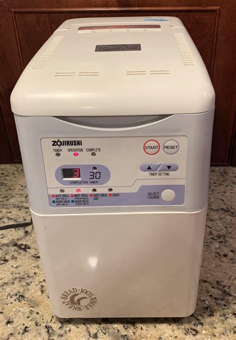 Dual heaters on the bottom and lid of the bread maker promote even baking and browning. Paid $4 for a zojirushi bread machine at Goodwill. Excited ...