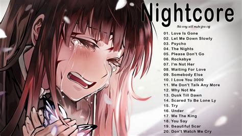 Nightcore Sad Love Songs Best Acoustic Sad Songs Playlist Youtube