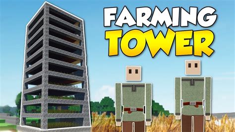 BUILDING A FARMING TOWER! - Colony Survival Gameplay - Farming in