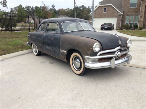 1950 Shoebox Ford Custom 2 Door Tudor Sedan No Reserve