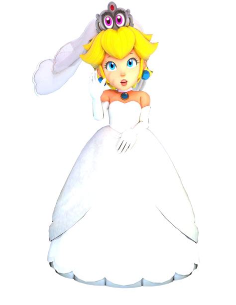 Peach Wedding By Hakirya Peach Wedding Wedding Mario Characters