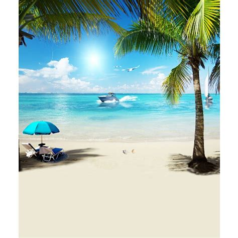 3x5ft Vinyl Summer Seaside Beach Photography Background Studio Backdrop
