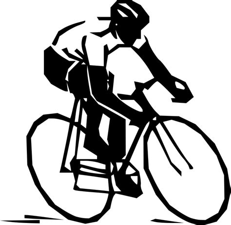 Cyclist Silhouette Clipart Transparent Png Stickpng