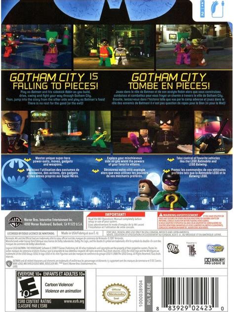 Lego Batman The Videogame Wii