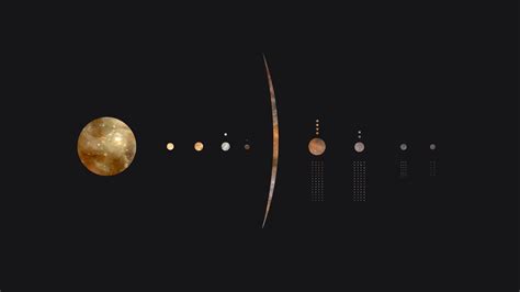 Minimal Solar System Wallpapers Wallpaper Cave