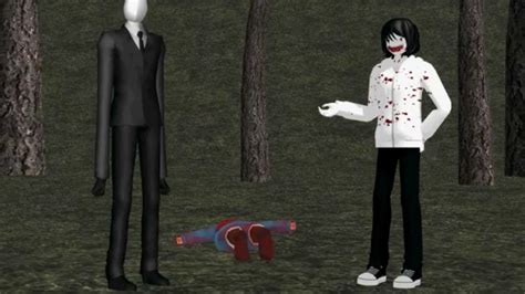 Mmdxcreepypasta Caaaaarl Slender Man And Jeff The Killer Youtube