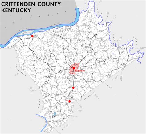 Crittenden County Kentucky Kentucky Atlas And Gazetteer