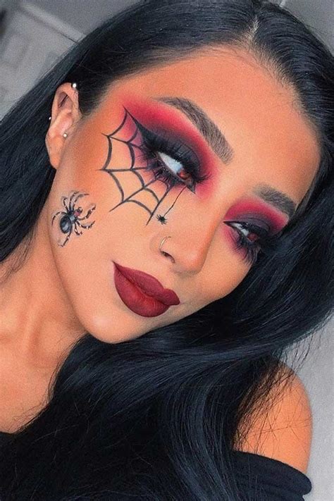 25 Creepy Spider Makeup Ideas For Halloween Page 2 Of 2 Stayglam Halloween Makeup Looks