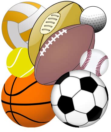 Assorted sports illustration, sports betting rugby football. Best Sports Balls Clipart #20119 - Clipartion.com