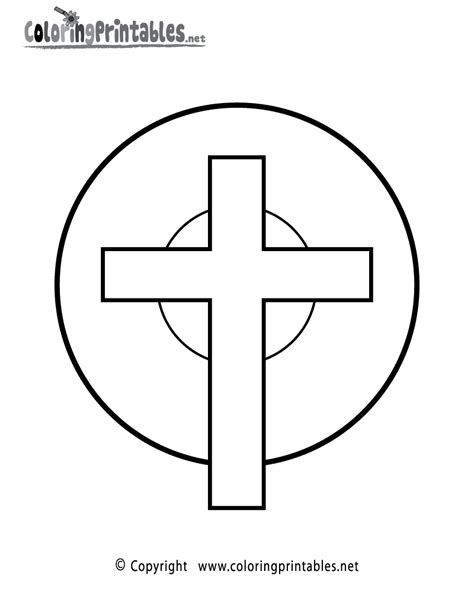 Printable Religious Coloring Pages Symbol