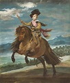 El príncipe Baltasar Carlos, a caballo. Velázquez, Diego Rodríguez de ...