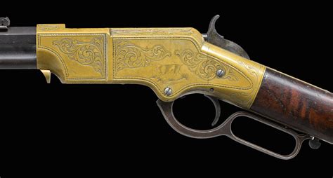 Henry 1860 Samuel J Hoggson Engraved Lever Action Repeating Rifle