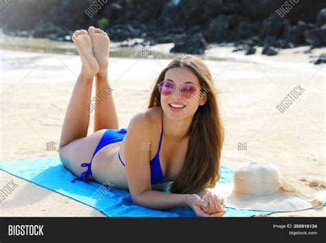 Sexy Bikini Girl Lying Image Photo Free Trial Bigstock