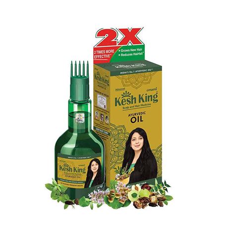 Multi purpose herbal oil for hair fall, skin problems, also acts as an immunity booster. KESH KING HERBAL AYURVEDIC HAIR OIL FOR HAIR GROWTH 100 ML ...