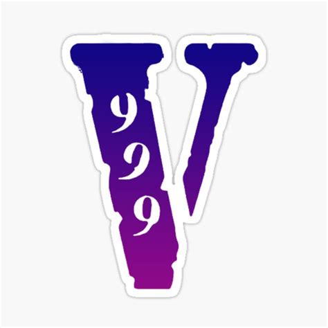 Purple Vlone Sticker For Sale By Abernathysshop Redbubble