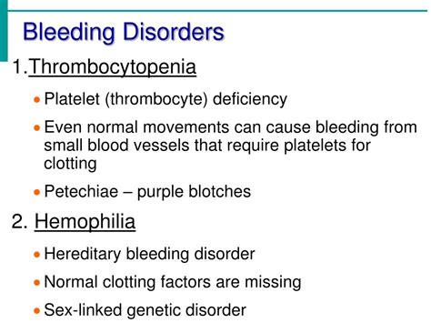 Ppt Bleeding Disorders Powerpoint Presentation Free Download Id