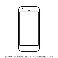 Dibujo De Smartphone Para Colorear Ultra Coloring Pages