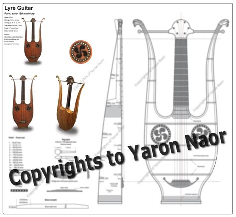 Lyre Harp Guitar Plan All You Need For Building One Full 11 Scale