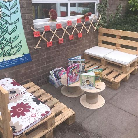 Adding To The Outdoor Reading Area Daily Learningthroughplay
