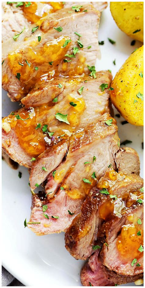 Remove pork onto plate, cover loosely with foil and rest 5 minutes. Grilled Peach-Glazed Pork Tenderloin Foil Packet with ...