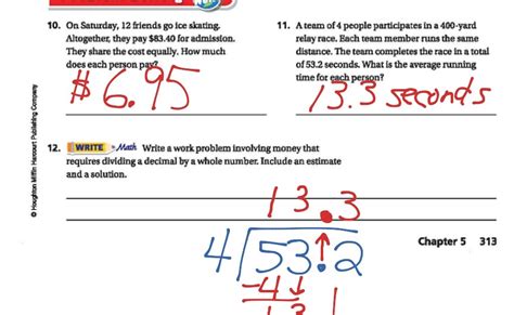 Teacher created and classroom approved. Go Math Lesson 5 4 Answers 5th Grade
