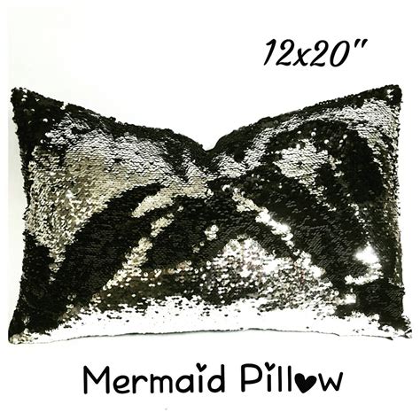 12x20 Mermaid Pillow Cover Sequin Pillow Cover Color