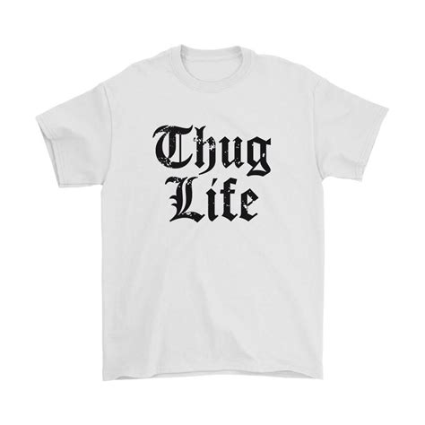 Thug Life Logo Mans T Shirt Tee