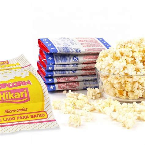Popcorn Packaging Bags Kraft Paper Bag For Food Packaging Microwave