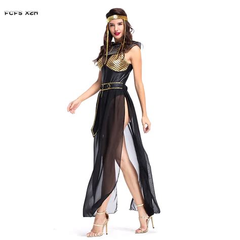Halloween Egyptian Pharaoh Cleopatra Costumes For Woman Female Queen Goddess Cosplays Carnival