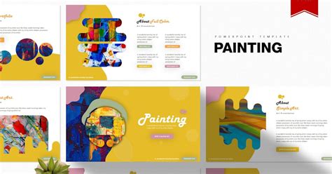 Painting Powerpoint Template Presentation Templates Envato Elements