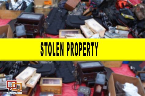 Police Seek To Return Stolen Items To Rightful Owners St George News