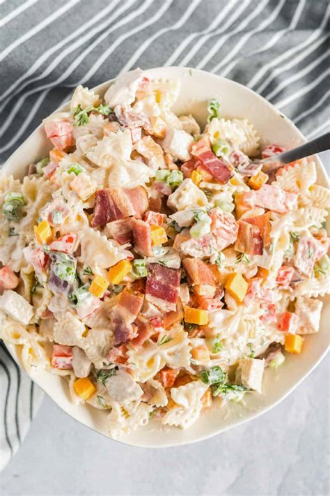 Chicken Bacon Ranch Pasta Salad Easy Chicken Recipes Video