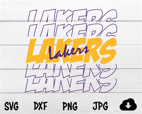 LAKERS Svg Los Angeles Lakers Svg Lakers LA Lakers SVG | Etsy