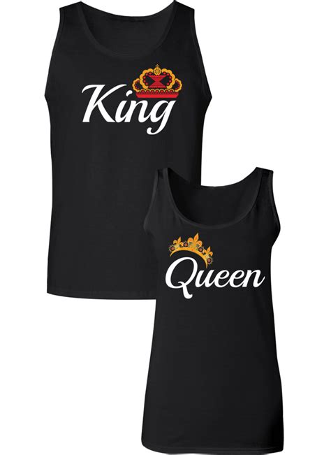 King And Queen Couple Tank Tops Couple Tank Tops Couple Tanks Queen Tank Top