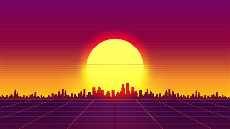 Retrowave City Dark Sunset 4k Hd Artist 4k Wallpapers Images