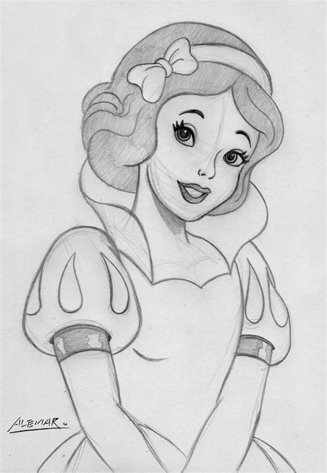 Bocetos De Personajes De Disney Altemar Domingos Disney Drawings