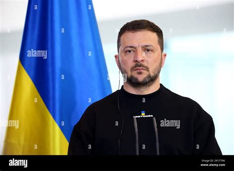 Berlin Germany 14 5 23 Volodymyr Zelenskyj President Of Ukraine At