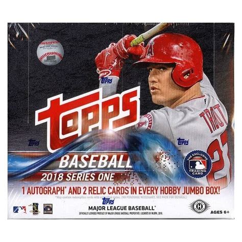 2018 Topps Series 1 Baseball Jumbo Box Canada Card World