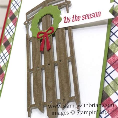 Tis The Season For A Sled Ride Stampin Up Christmas Cards Christmas
