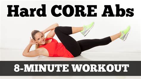Hard Core Abs Full Length 8 Minute Abs Workout For All Levels Youtube