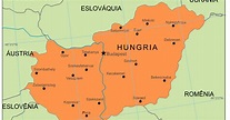 Blog de Geografia: Mapa da Hungria