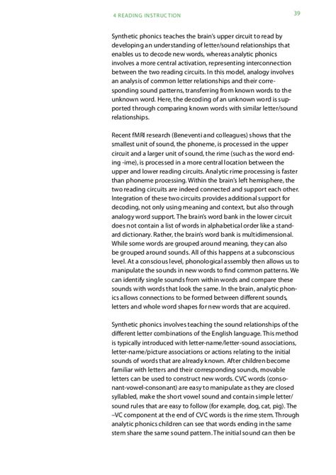 Phonics is systematic teaching of the sounds conveyed by letters and groups of letters, and phonics reading helps also to increase a child's fluency in reading. Explain How Systematic Synthetic Phonics Supports The Teaching Of Reading In Early Years / 'the ...