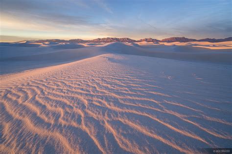 White Sands Sunrise White Sands National Monument New Mexico